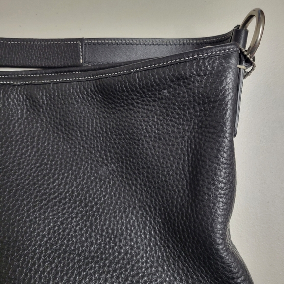 Coach NWT Sarah Black Pebble Leather Hobo. - Picture 13 of 16